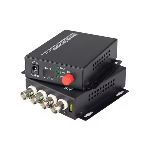 4 Channels Fiber Digital monitoring Video/Audio/Data Optical video converter 4 Channel digital fiber