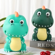 Dinosaur Money Bank with Lovely Big Head, Shatterproof Tyrannosaurus Rex Piggy Bank, First Coin Bank