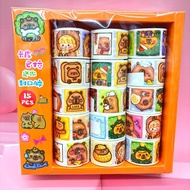 CAPYBARA STICKER ROLL and CAPYBARA WASHI ROLL