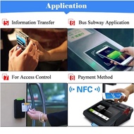 NFC tag sticker universal RFID sticker token patrol universal RFID tag reader label 6 PC set