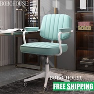 Comfort stylish office and study chair | adjustable office chair Nordic leather | steel leg chair | 