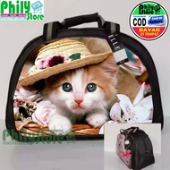 Elle jumbo hand bag travel Clothing bag Cute Cat Motif Elle bag Picture