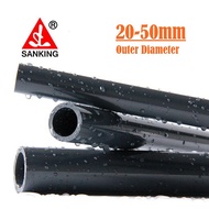 SANKING Black PVC Pipe Industrial Grade Inner Diameter 20mm to 50mm 50cm 1pc