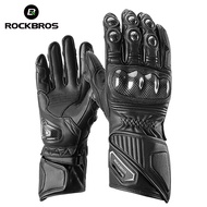 ROCKBROS Motorcycle Gloves Hard Shell Protective Full Fingers Motorcycle Riding Gloves Anti-slip Durable Touchscreen Motorcycle Gloves