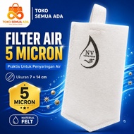5 Micron Faucet Water Filter 7x14cm Felt Water Filter