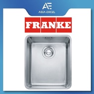 FRANKE KBX 110-34 37CM SINGLE BOWL STAINLESS STEEL KITCHEN SINK