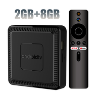 Q7 Android 10 กล่องทีวีAllwinner H313 Quad-Core HD 4K WiFi 6 Voice Media Player Set-Top Box Netflix 