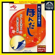 Ajinomoto Hon-Dashi 450g box, bonito dashi granules, dashi seasoning.