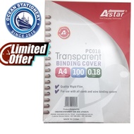 [Ready Stock]Astar Binding Cover A4 Transparent A4 pvc cover (PC018)