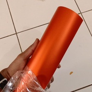 Metallic orange scotlet sticker matte orange scotlet Matt chrome