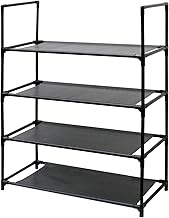 Trade One 10516 Rack, 4 Tiers, Approx. H 28.3 x W 22.4 x D 11.0 inches (71.8 x 57 x 28 cm), Open She