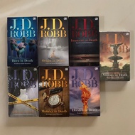 JD Robb Novel Set 7 Books (Born in Death, Origin in Death, Innocent in Death, Betrayal in Death, Mem
