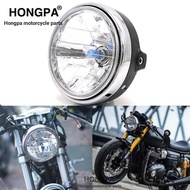 [Motorcycle Modification] Motorcycle Modified Headlight 7 inch Retro Time Headlight H4 Street Car Ro