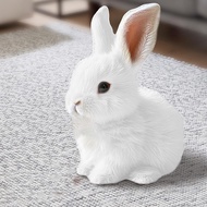 Oprtuisi Bunby - My Realistic Bunny ToyEaster Interactive Plush BunnyRealistic Bunny Can Walk and Ta