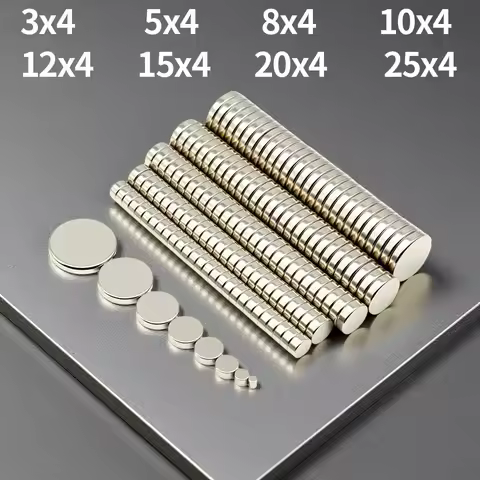 5x4 8x4 10x4 12x4 15x4 20x4 25x4mm Round Super Strong Neodymium Magnet Powerful Magnetic NdfeB Perma