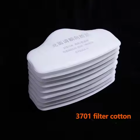 Protective 5-6 Layer 3701 Particles Cotton Filter Dust Paper For 3M 3200/HF52 Gas Dust Mask Painting