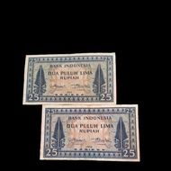 uang kuno indonesia pecahan 25 seri budaya