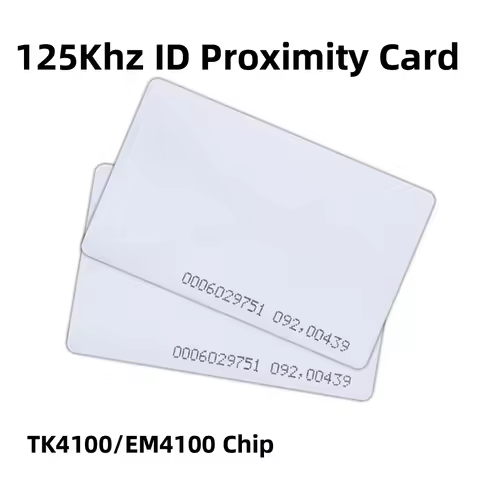 10pcs Access Control Card RFID Card 125KHz EM4100 TK4100 Smart Proximity Card RFID Tag Key for Acces