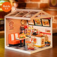 [Birthday Gift] Robotime Rolife Plastic Diy Super Creator Miniature House - DW001 DW002 DW003 DW004 