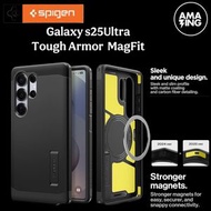 Spigen - Tough Armor MagFit Designed for Galaxy S25 Ultra Case 手機殼防撞最高級別 BLACK 黑色