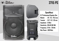 Speaker Box Black Spider BS 3715 PS 15"