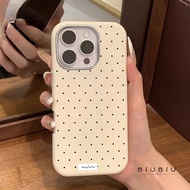 Black Dot Pattern Case For Infinix Hot 60i 50i 50Pro 40 Pro Smart 10 9 Smart 8 Pro 7 6 5 50i 30i 1