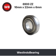 Fan Bearing 6900 ZZ Laher Laker Lahar 6900Z 6900ZZ 10x22x6mm