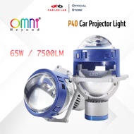 Lampu Kereta OMNI BEYOND P40 Car LED Projector 3 Inch Low/High Beam Fog Lamp 3" Fog Light Kereta LED