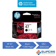 HP 47 Black / Tri-Color Original Cartridge [6ZD21AA / 6ZD61AA]