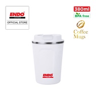 ENDO 380ml Double Stainless Steel Vacuum Insulated Thermal Coffee Mug CX-3009