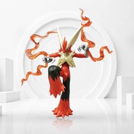 Mega Blaziken Pokemon Figure Action Figure Collectible Toy for Car Dashboard and PC Case Decoration