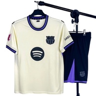 Quần Áo Bóng Đá CLB Barca 25/26 Sân Khách Màu Vàng HOT Thun Lạnh Cao Cấp - FREE IN ẤN