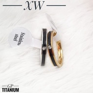 4s grosir solo || Cincin titanium anti karat || Cincin Couple Titanium