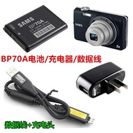 Suitable for Samsung ES65 ES70 ES73 ES75 PL200 Camera BP70A Battery+Charger+Data Cable