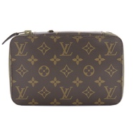二手LOUIS VUITTON Posh Monte Carlo 珠寶袋，M47350，Monogram 帆布，拉鍊式，男女通用。