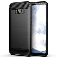 For Samsung Galaxy S8+ s8 lite Case Carbon Fiber Cover Full Protection Phone Case For Samsung S8 S8Plus Cover Shockproof