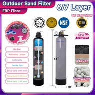 WATERMAN Outdoor Sand Water Filter 6 /7 Layer  10 x 44 With Bio Ceramic & Halal Activeted Carbon/ Pe