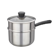 Metier Atelier304 stainless steel milk pot instant noodles pot small cooking pot with steam grid set