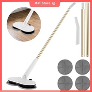 Cordless Electric Mop with 4 Mop Pads 2000m Rechargeable Electric Mop Floor Cleaner Dual Head Electric Spin Mop Efficient  SHOPSKC5047