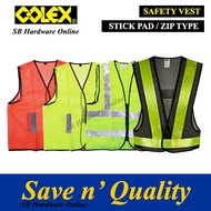 COLEX SAFETY VEST TRAFFIC ADJUSTABLE REFLECTIVE SAFETY BELT