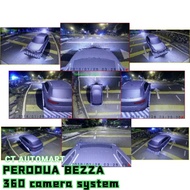 Perodua Bezza 360 Bird View Camera System+4 side DVR video recoder<Dash cam>