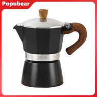 Woeuri Pot Espresso Cuban Coffee Maker 150ml Moka Pot Espresso Maker Easy to Use Italian Coffee Brew