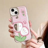 Luxury Pink Tulip Phone Case For Samsung Galaxy S26 S25 Edge S24 S23 S22 S21 S10 Plus S20 FE F55 F14