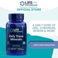 LIFE EXTENSION Only Trace Minerals Zinc Boron Supplement Capsule Chromium 90 Vegetarian Capsules