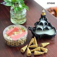 Nhang nụ trầm Thảo Mộc siêu sạch hương thơm cổ truyền (OTH040) Xông trầm phong thủy, giúp thư giãn t