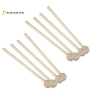 4 Pair Wood Mallets Percussion Sticks for Energy Chime, Xylophone, Wood Block, Glockenspiel and Bells