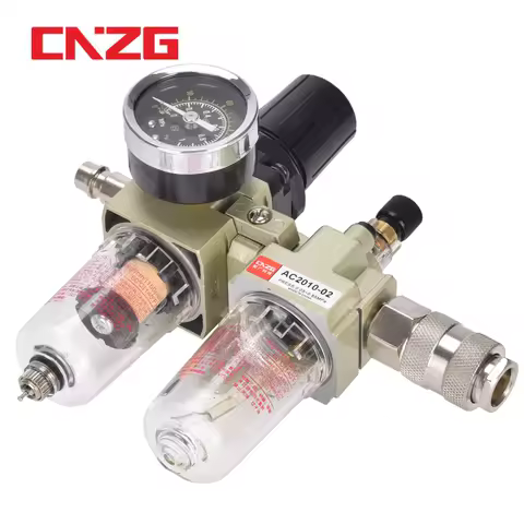 Air Pump Compressor Oil Filter Regulator Trap Pneumatic Water Separator Pressure Manual Drainage Sup