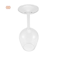 Long Stem Upside Down Wine Glass Funky  Stemmed Wine Glasses Upside Down Long Stem Wine Glasses  Eas