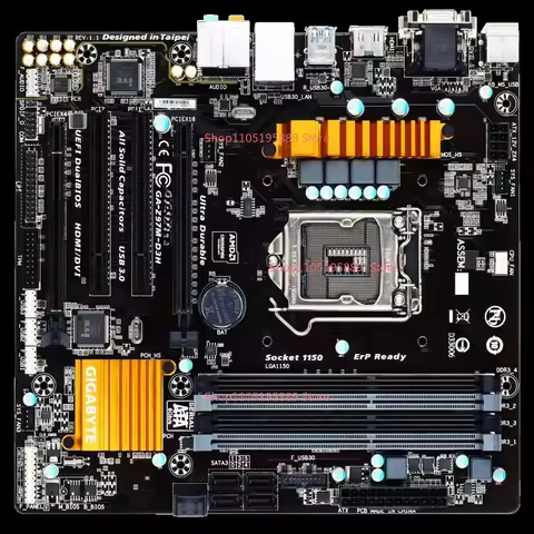 For Gigabyte Z97M-D3H 1150 Pins, Support I7 4790K DDR3 Memory MATX Medium Board