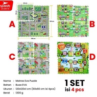 SPEEDS Evamat 60x60cm Puzzle Mat Multipurpose Safety Floor Mat 034-14